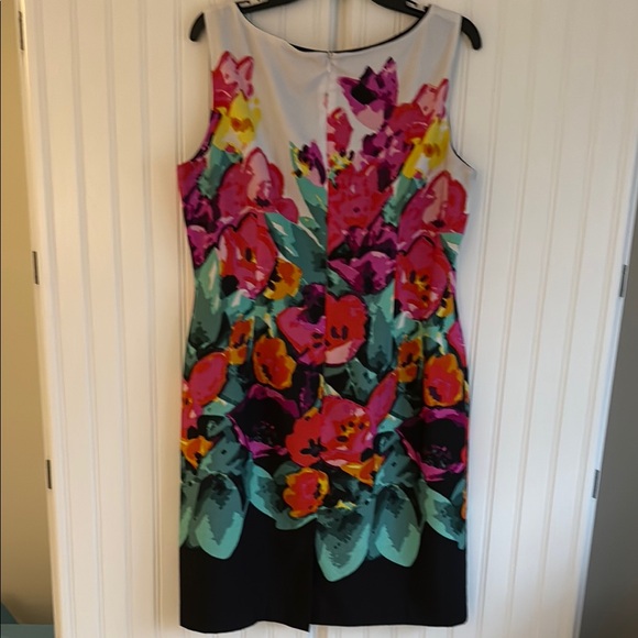 Floral Sleeveless dress- Multicolor - Picture 4 of 4